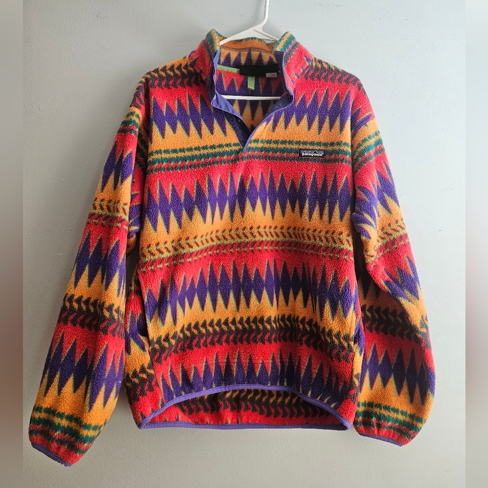 Vintage Patagonia Synchilla Laughing Waters Pull Over
